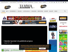 Tablet Screenshot of jamma.tv